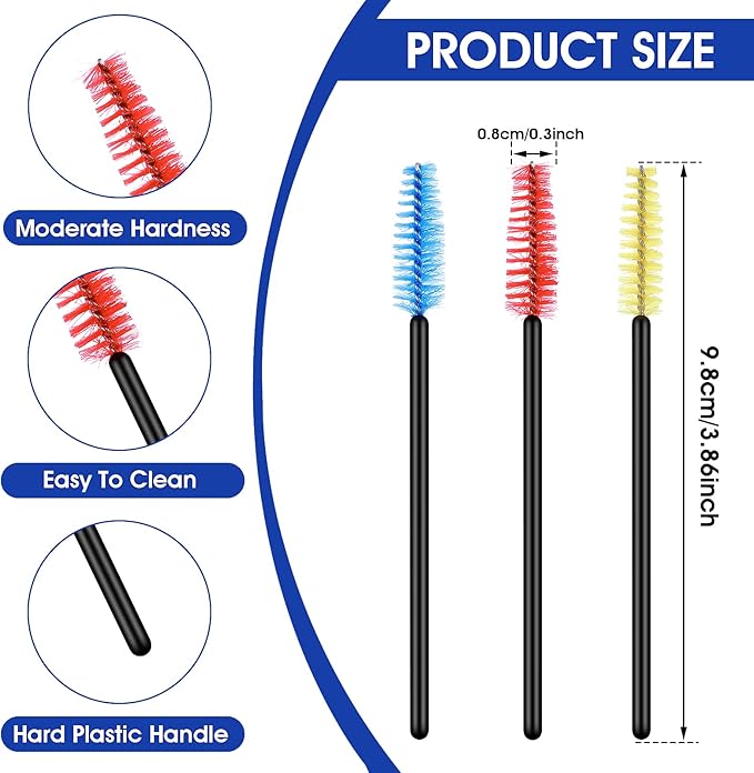 Prasacco 18 PCS Hummingbird Feeder Parts Cleaning Brushes Mini Nylon Cleaning Brushes Set Small Cleaner Brush for Bottles, Tubes, Jars, Bird Feeder