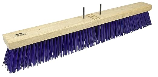 Weiler 44606 Pro-Flex 24" Block Size, Stiff Blue Polypropylene Fill, Sweep