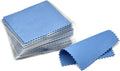 SEVENWELL 50pcs Jewelry Cleaning Cloth Pink Polishing Cloth for Sterling Silver Gold Platinum Small Polish Cloth 8x8cm