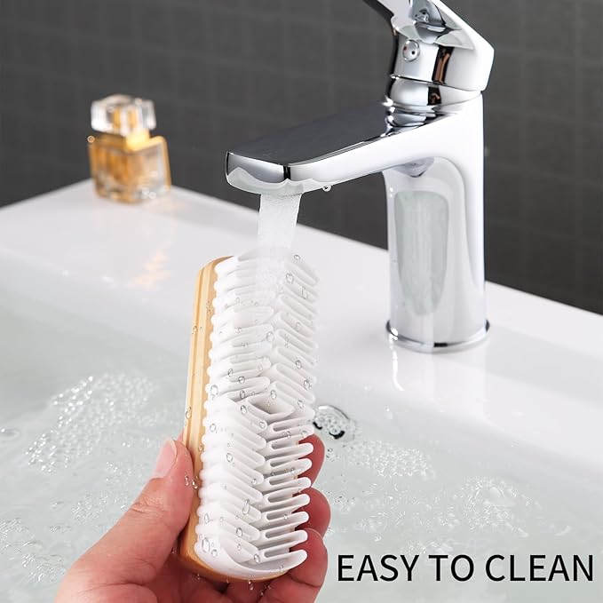 2Pcs Suede Cleaning Brush,Suede Eraser Kit for Shoes,Boots,Jackets, Bags, and Sofas, Wooden Handle Suede Shoe Cleaner by RARKVEN