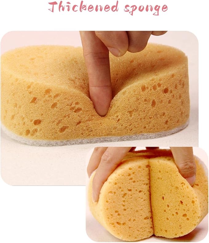 5 Pack Clean Sponges, High Density Large Sponge Wipers, Strong Scrubbing Ability, Clean and Scratch Free Sponge, Suitable for Washing Tableware/Cars/Furniture.