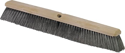 SPARTA Flo-Pac Plastic Floor Sweep, Floor Brush for Cleaning, 24 Inches, Black