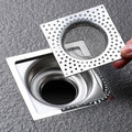 Bathroom Drain Cover,Hair Stopper for Shower Drain Strainer Hair Catcher,304 Stainless Steel Bath Drain Strainer, Shower Sink Drainer Screen,Floor Drain Filter,Hair Trap,Collector(4 Pieces Square)