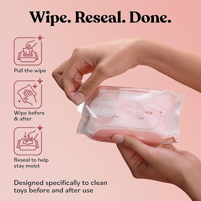 BELLESA Cleansing Wipes |Toy Cleansing Wipes | Personal Hygeine Wipes | Reusable