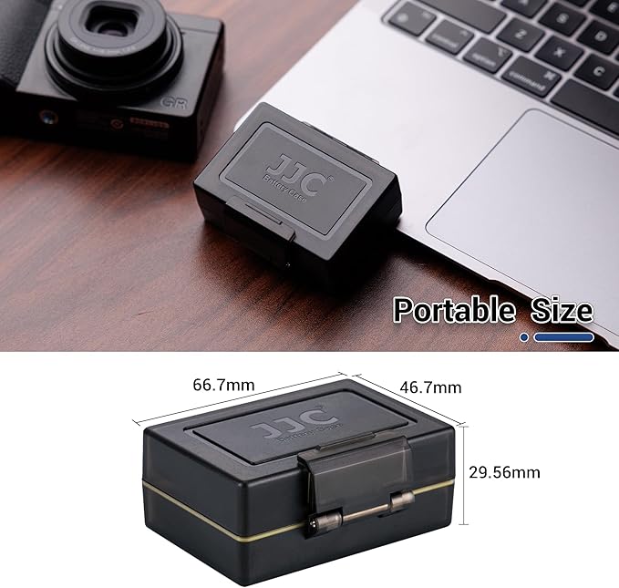 DB-110 LI-90B LI-92B Camera Battery Memory Card Storage Case Holder for 2 Slots SD Card + 1 Slots Battery, Olympus Ricoh Camera Batteries Box for Olympus TG-7 TG-6 TG-5 TG-4 TG-3 Ricoh GR3 GR3X HDF