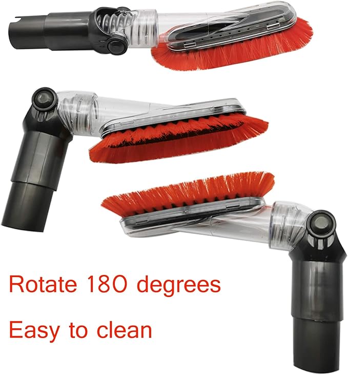 EZ SPARES Replacement Brush for Shark Vacuum Cleaner, Crevice Tool Soft Flexible Dusting Brush with PP Hair Anti-Static Use On Delicate Surface for Cleaning Furniture & Ceiling Parquet Floor Tool