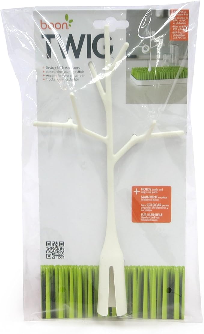 Boon Twig Grass and Lawn Drying Rack Accessory, White (Pack of 2)