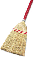 Boardwalk 951TCT Lobby/Toy Broom, Corn Fiber Bristles, 39-Inch Wood Handle, Red/Yellow, 12/Carton