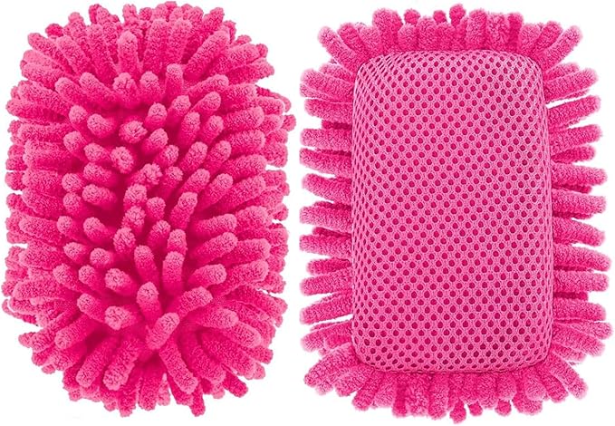 Board Eraser, 2 Pcs Clean Sponge, White Board Eraser, Dry Boards Erasers, Microfiber Shag Whiteboard Erasers Washable Microfiber Shag Dry Erase Boards Cleaner for Markers Chalk Home Classroom Office