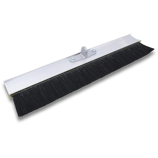 MARSHALLTOWN Aluminum Backed Concrete Broom for Finishing, Polypropylene Fibers, 36 Inch, Made in The USA, 427