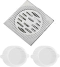 35 Pack Disposable Floor Drain Stickers, Hair Drain Stickers Disposable Shower Drain Hair Catcher Bathroom Accessories Bathtubs Mesh for Bathroom,Kitchen,Shower,Laundry (V-Round)