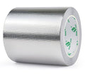 BOMEI PACK Adhesive Aluminum Foil Heat Shield Tape 1 Pack 5 inch x 66ft, Barrier Fiberglass Thermal Insulation Reflective Material High Temp Protectionn