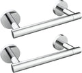 Toilet Paper Holder Chrome SUS304 Stainless Steel Double Post Pivoting Polish Chrome Toilet Paper Roll Holder Wall Mounted Toilet Tissue Holder for Commercial Bathroom RV, Polished, 2 Pack