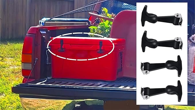 Premium Rubber Hasp with Plunger for RV Battery Box Strap, Tool Box Latch,Tool Room Latch,The Utility Room Latch,Pet House Latch - Secure and Durable(4pk)…