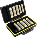 JJC AA AAA Battery Storage Case Holder with Battery Tester, Battery Organizer Container for 8 Double A & 2 Triple A Battery, Compact and Water-Resistant