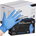 TitanFlex Nitrile Exam Gloves, Blue, 6-mil, Heavy Duty Nitrile Gloves, Mechanic Disposable Gloves, Latex Free, Powder Free