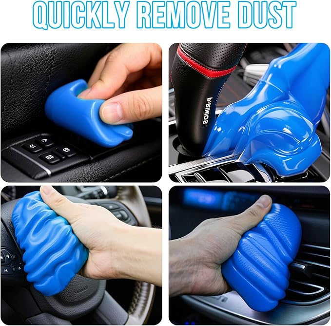 Car Cleaning Gel Car Clean Putty, Car Interior Cleaner Slime, Car Putty Auto Detailing Tools Kit Supplies Car Accessories, Perfect Dust Remover, Christmas Stocking Stuffers Gifts for Men Women
