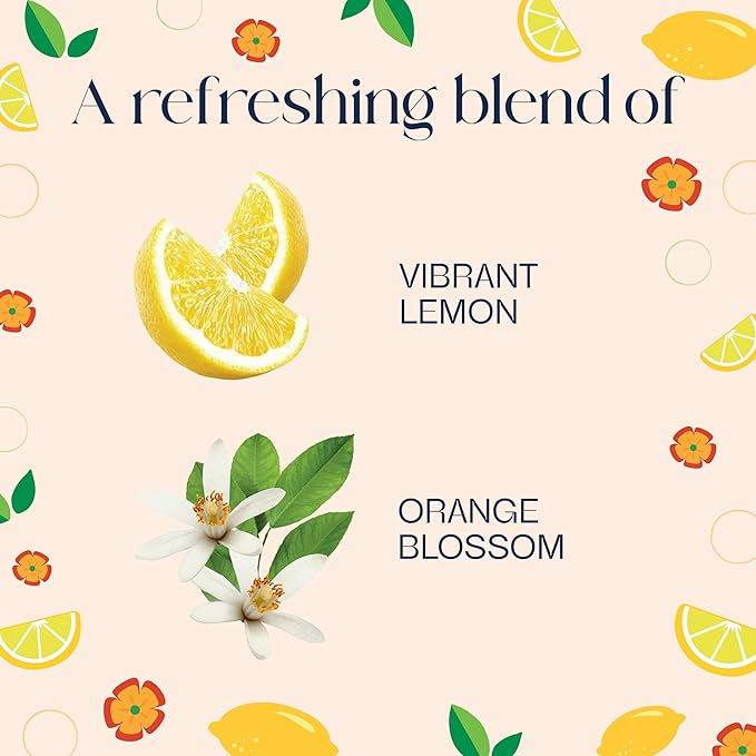 Glade Odor Fighting Soft Mist Air Freshener Room Spray, Lemon Zest & Poppy, 8oz., 6 count