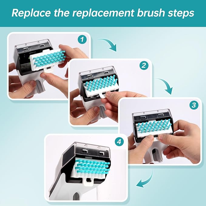 PX202BRN Tool Brush Replacement Parts Compatible With Shark StainStriker Portable Carpet PX201 PX202BRN PX203BRN CarpetXpert Upright EX201 R-EX200 R-EX201 EX150 EX151 Stain Striker Vacuum Brush (1+2)