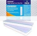 Mops Pad for Floor Cleaning,Magic Sponges Eraser Cleaning Mop Pads Refills Suitable for 13" Flat mop Head (Mop Pad Refill,13"x4.72"x0.98")