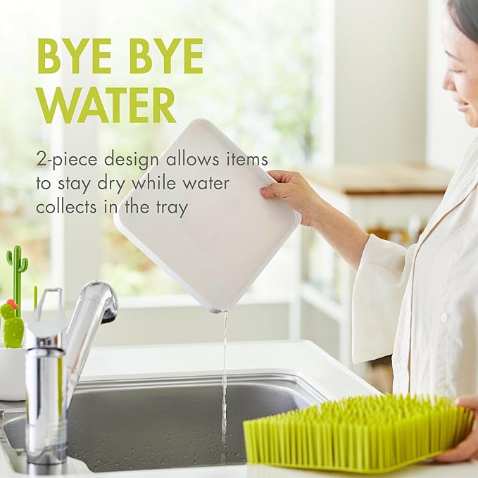 Boon Grass Countertop Drying Rack, Green