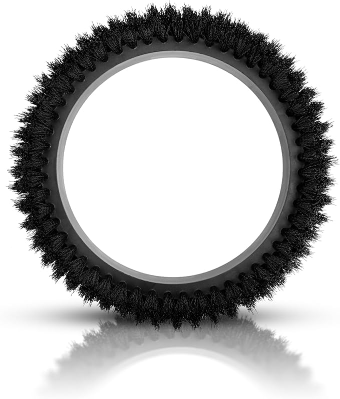 237049 Black Nylon Carpet Brush Replacement for Oreck Commercial ORB550MC, ORB600MW, ORB700MC Orbiter Floor Machines,12" Diameter, 0.012" Bristle Diameter