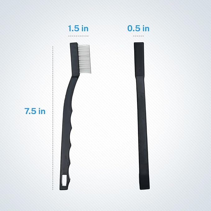 7.25" Toothbrush Style Detail/Scratch Nylon Brush [85-646]