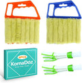 4 Pack Blind Cleaner Duster Tool, 7-Finger Window Blind Cleaner for Wood & Vinyl Blinds, Mini Blinds Cleaner Tool