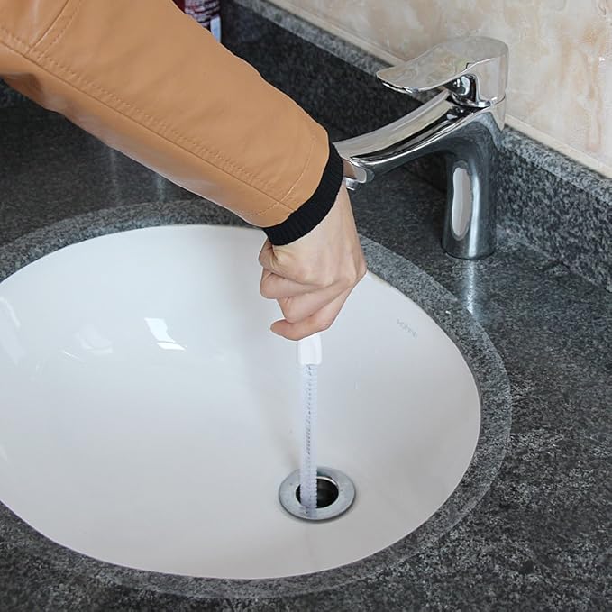 Alink Sink Drain Overflow Cleaning Brush, Household Sewer Hair Catcher
