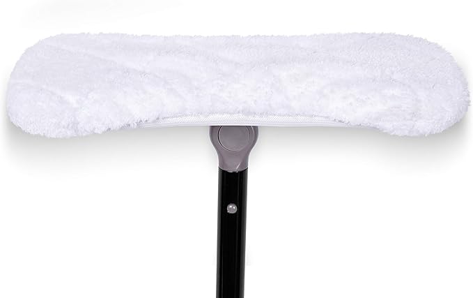 Dust Cleaning Sweeper Mopping - Orange and Grey Durable Mop Set - Lightweight - Great for Kitchen, Home, Garage and Office - Hardwood Tile Laminate Floor Cleaner - Removable Slipper