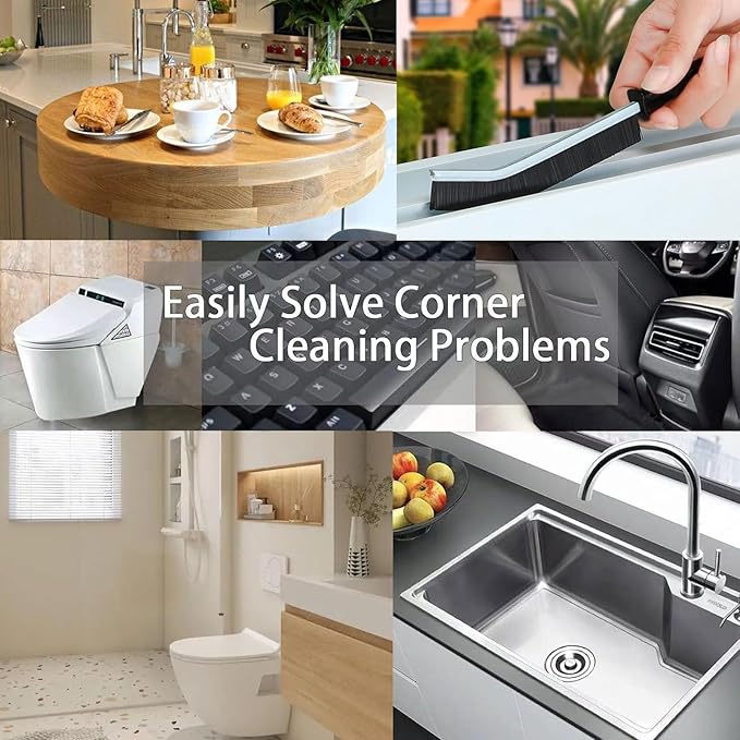 Crevice Cleaning Brush,Multifunctional Cleaning Brush Tool, Bathroom Gap Brush, Small Cleaning Brush, Grout Brush, Kitchen Brush,