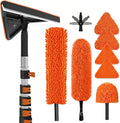30FT Reach Duster Cleaner Kit, Dusters for Cleaning with Extension Pole, Baseboard & Wall and Window Cleaner Mop for Fan Blades, High Ceiling and Cobweb