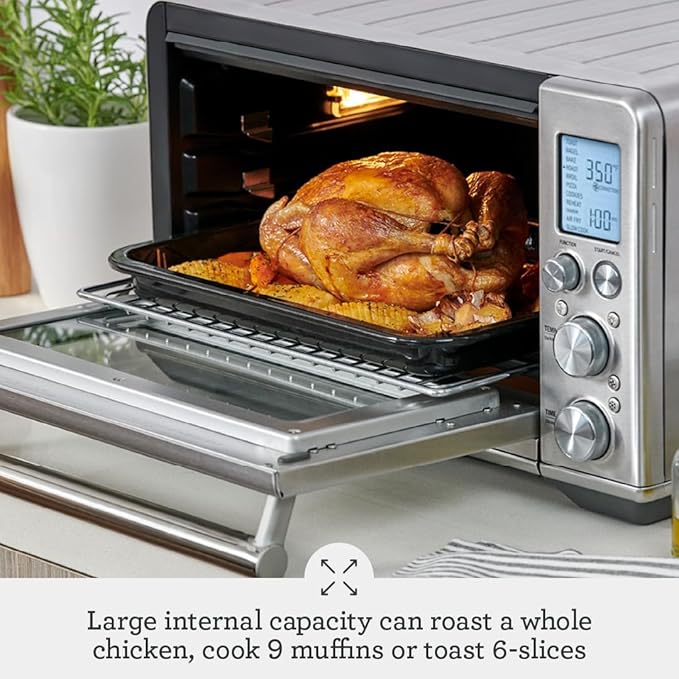 Breville BOV860BTR Smart Oven Air Fryer and Convection Oven, Black Truffle