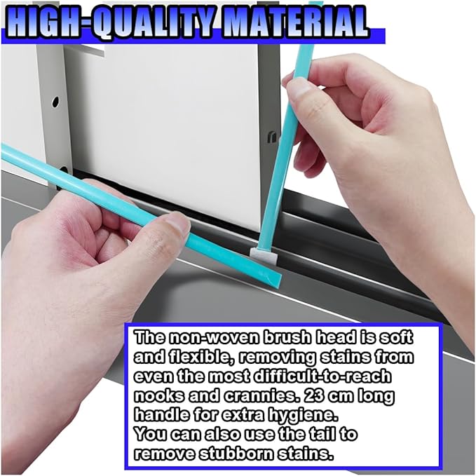 Cleaning Swab Sticks, Small Cleaning Sponge Tip for Tight Spaces, Disposable Crevice Cleaning Brush Kit, Universal Automotive Detailing Tools Accessories for SUV, Sedan, Truck (50PCS)
