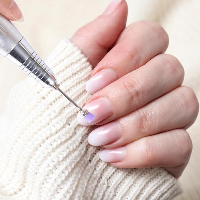 5 Pcs Nail Bit Brush Cuticle Clean up Drill Bit Brush Nail Drill Bits, Nails Dust Brushes 3/32” Remove Drilling Dusts Remover Nails Art Tool