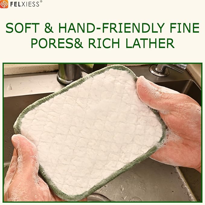 2026 New Double Side Non Scratch Wire Dishcloths,Multipurpose Wire Dishwashing Rags for Wet and Dry, Reusable Metal Dish Cloth,Wire Miracle Cleaning Cloths for Kitchen（6Pcs）