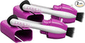 CarbonKlean Peeps Eyeglass Lens Cleaner - Efficient and Durable Carbon Microfiber Technology - Exclusively Used by NASA - 500 Uses (Purple, 2 Pack)