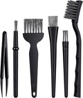 6 Pcs Small Cleaning Brush for Electronics, Keyboard, Car Interior Detailing, Keyboard Brush for Tight Spaces, Nylon Brushes, Keyboard Cleaning Brush