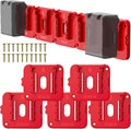 Battery Holder Compatible for Milwaukee 18V Battery, Wall Mount Batteries Storage for Work Van, Shelf, Toolbox - 10 Pack