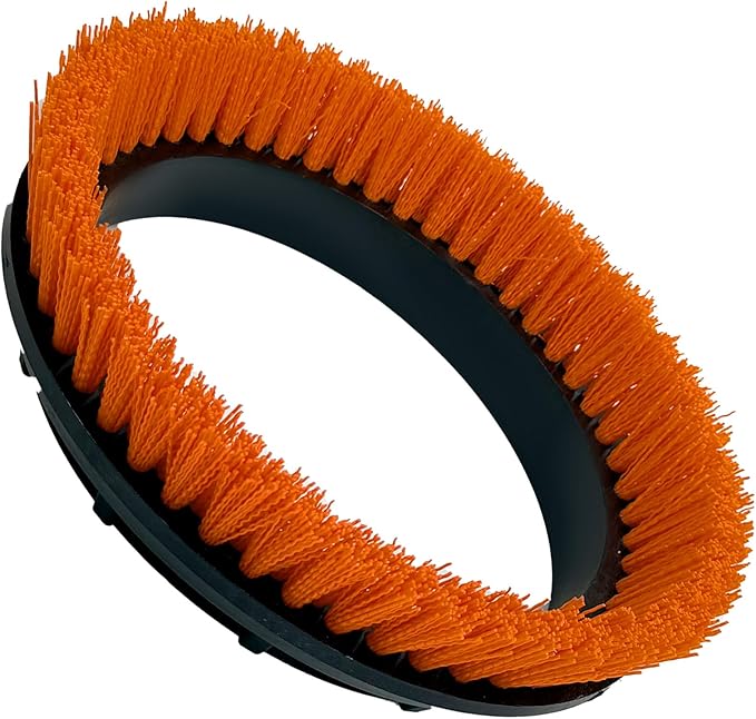 237047 Scrub Orbiter Brush for ORB550MC Orbiter Floor Machine, Heavy-Duty Brush, 10.5” Diameter Orange (1 Pack)