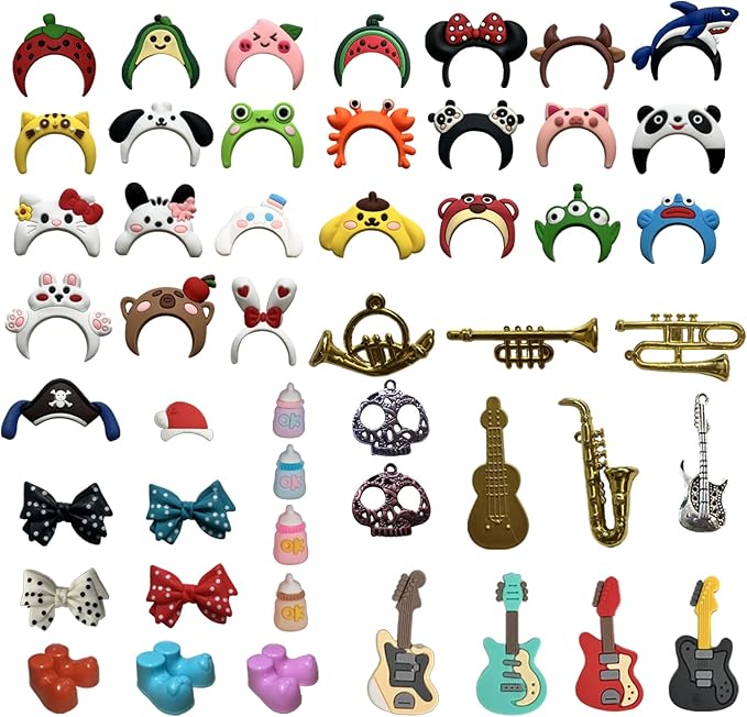 Rubber Duck Accessories 49PCS - Decorations for Rubber Duck - Cute Accessories for Rubber Duck DIY (Stick On)