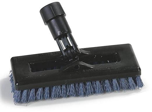 CFS 36530014 Swivel Scrub Plastic Block Heavy-Duty General Use Floor Brush, Dupont Tynex Bristles, 0.81" Bristle Trim, 8" Length x 3-1/2" Width, Blue (Pack of 12)