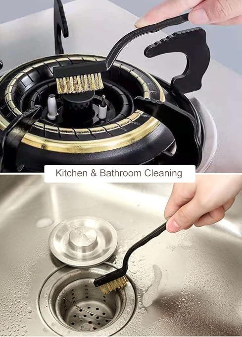Brass Wire Brush Rust Remover, Small Wire Brush for Cleaning, Paint Stripper for Metal, Wood, Rustoleum Fabric Spray Paint (Brass, 12.00)