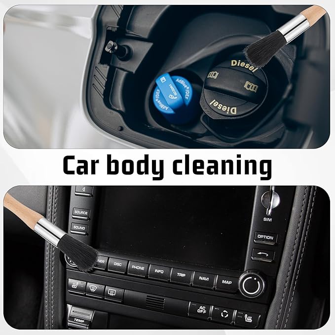 2pcs Parts Cleaning Brush Engine Cleaning Brushes Home and Auto Use Parts Cleaner Brush for Clean Motors Metal Part Machinery Automotive Detail Brushes