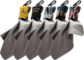 SPUDZ Ultra Patriot Variety Pack | Five 6" x 6" Microfiber Towels w/Neoprene Pouches | Premium Microfiber Cleaning Cloths for Laptops, Lenses, Cameras, Screens, and More | 5 Color Variety Pack