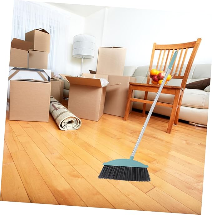 Heavy Duty Floor Cleaning Broom for Use Patio Sweeper with Handle for Efficient Cleaning for Household Pet Hair Removal