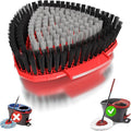 Upgraded Spin Mop Replacement Scrub Brush Heads Compatible with Ocedar EasyWring 1 Tank,Full Bristle Scrubber Replace Great for Kitchen, Bathroom, Pools,Deck Hard Floor Cleaning