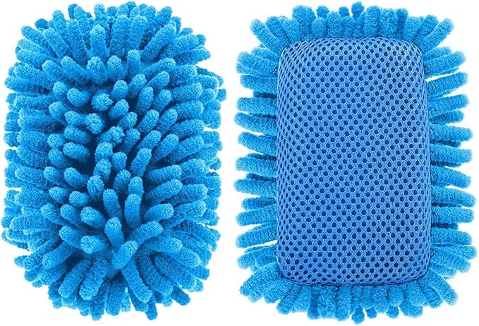 Board Eraser, 2 Pcs Clean Sponge, White Board Eraser, Dry Boards Erasers, Microfiber Shag Whiteboard Erasers Washable Microfiber Shag Dry Erase Boards Cleaner for Markers Chalk Home Classroom Office