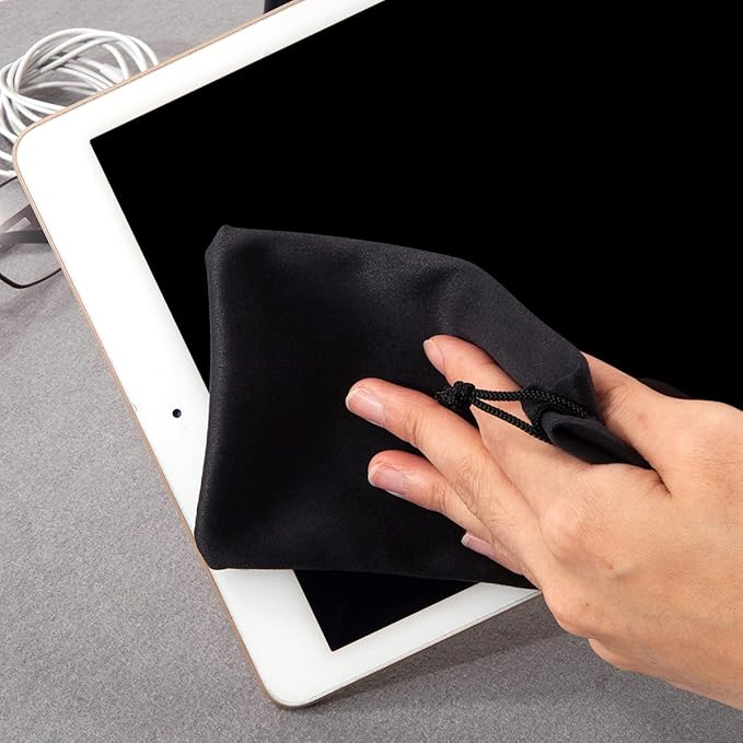 TRIUMPH VISION Soft Eyeglass Pouch 3 Pack - Pouch for glasses Microfiber Screen Cleaning Bag