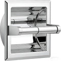 FORIOUS Recessed Toilet Paper Holder, Stainless Steel Durable Tissue Roll Holder Wall Mount for Bathroom Space Saving Design with Mounting Bracket, Wall Toilet Paper Dispenser Insert, Chrome